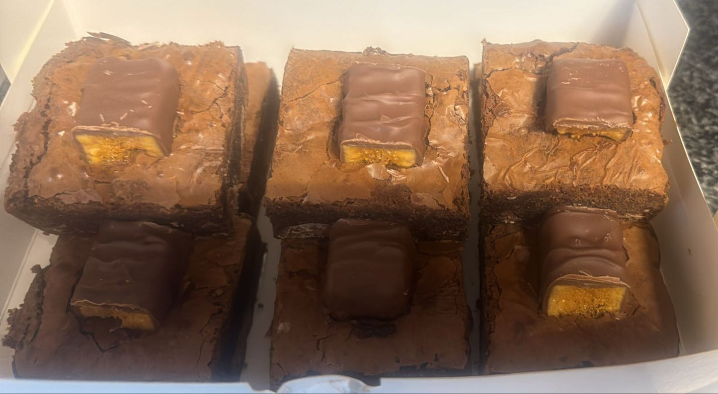 Crunchie Brownies